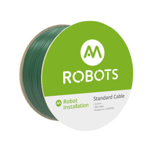El cable delimitador estándar verde de 3,4 mm de AM Robots es un cable de primera calidad apto para TODAS las instalaciones de cortacéspedes robóticos