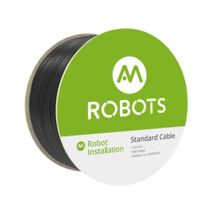 Cable estándar negro de 3,4 mm de AM Robots: una alternativa para una segunda instalación en el mismo jardín