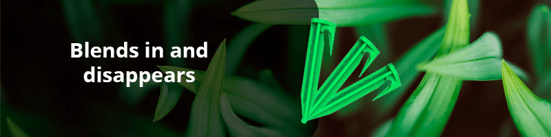 Pegs that blends in and disappears