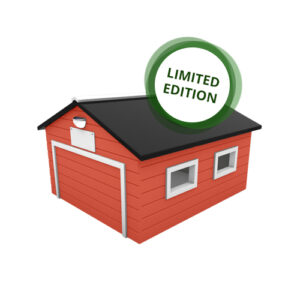 AM Robots MY ROBOT HOME COMPACT – Limitierte Auflage Neue Farbe, aber mit denselben Fenstern, Namensschild, Solarbeleuchtung und mechanischer Tür